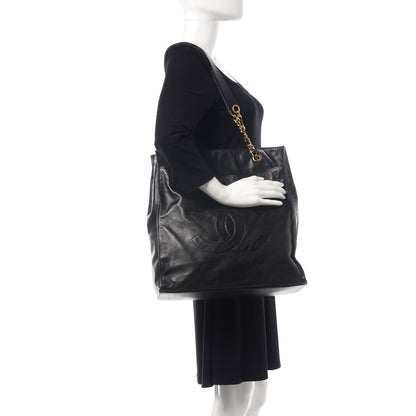Chanel Lambskin CC Shoulder Bag Black 2 of 11