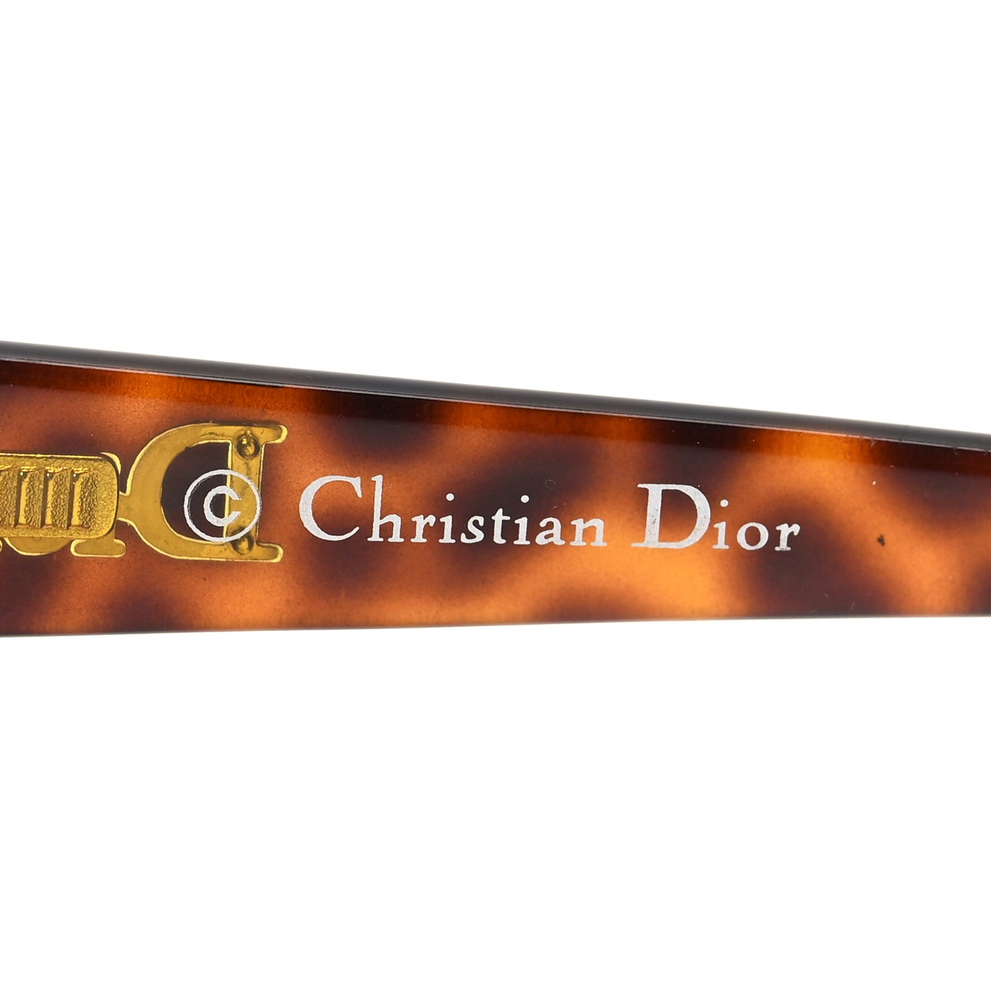 Acetate Round Dior Paname Sunglasses Tortoise