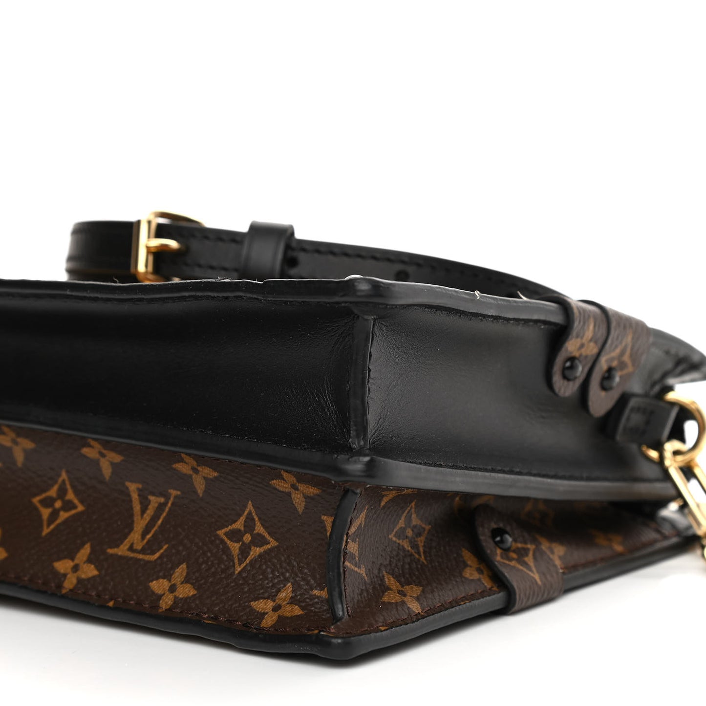 Reverse Monogram Trunk Clutch