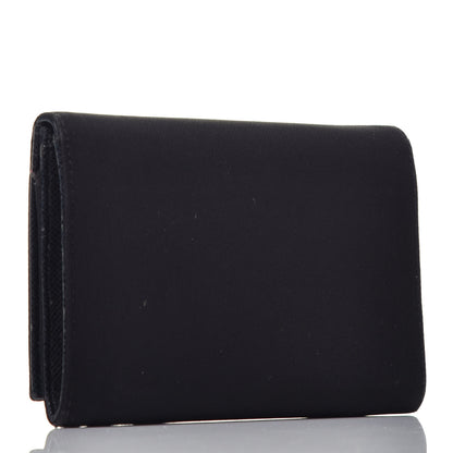 Prada Tessuto Nylon Card Holder Black 3 of 8