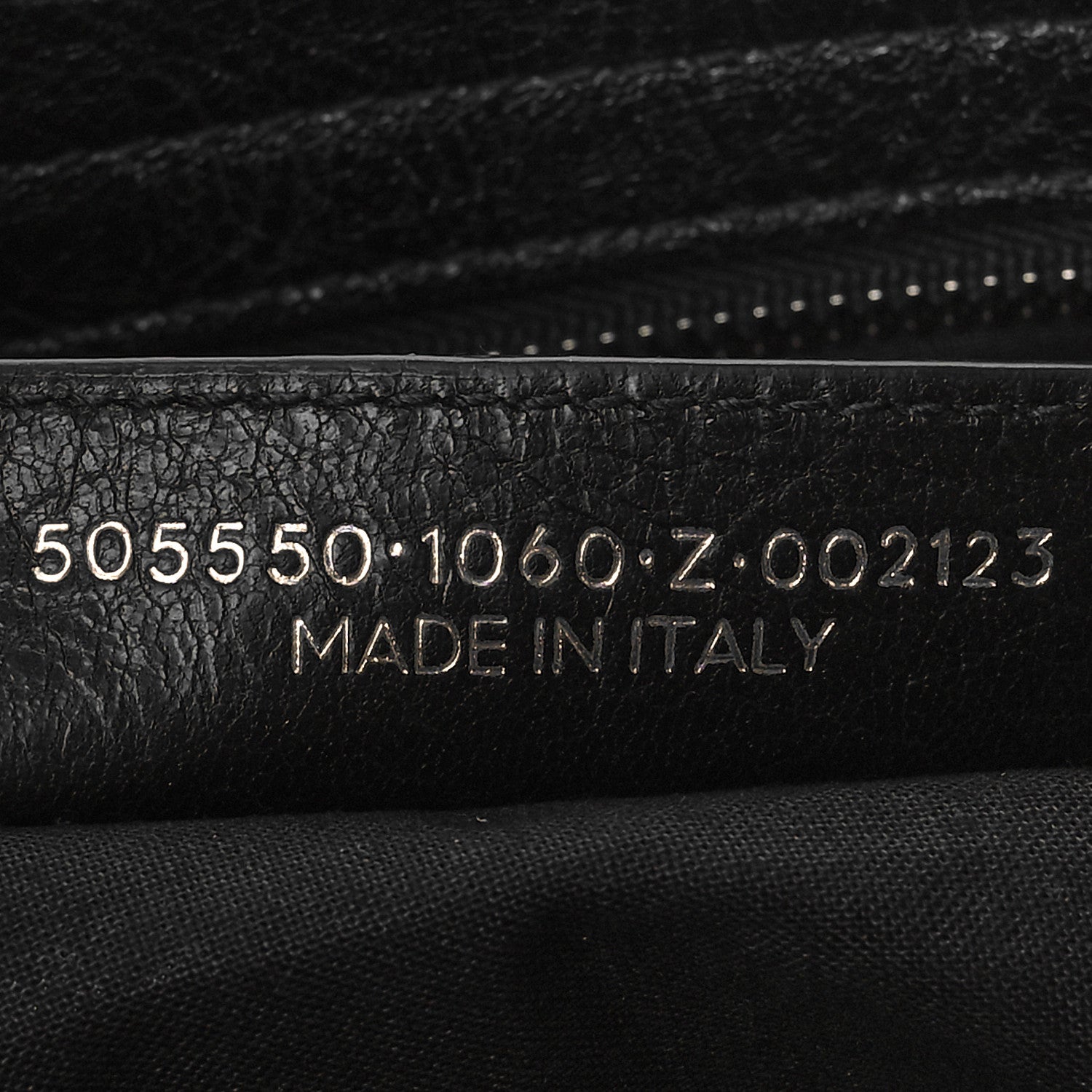 Balenciaga Agneau Classic Silver Hardware City Logo Strap Black White 7 of 9