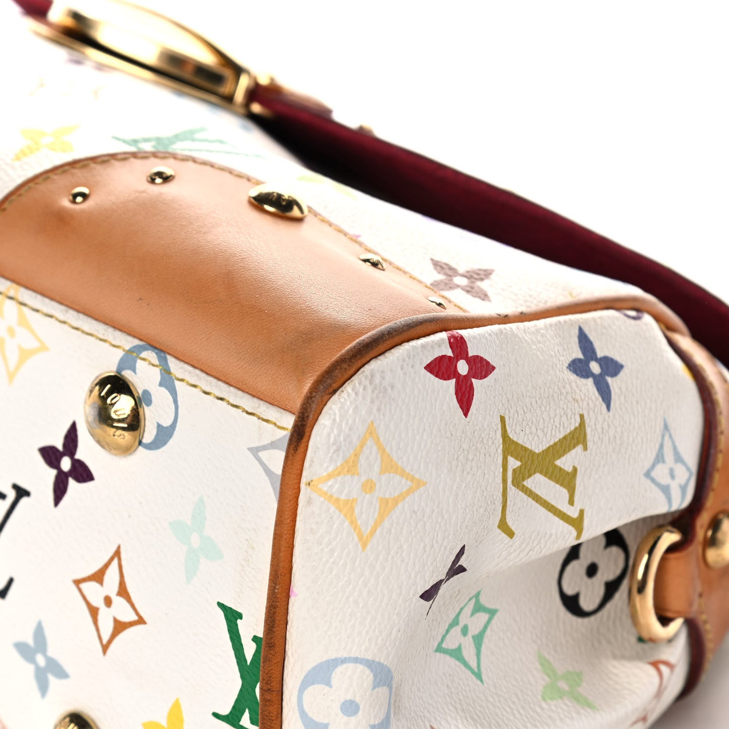 Monogram Multicolor Beverly MM White