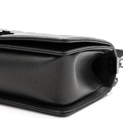 Chanel Caviar Quilted Medium Boy Flap So Black 10 of 10