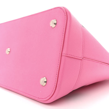 Balenciaga Signature Grained Calfskin Logo M Ville Top Handle Bag Rose Bubblegum Black 9 of 18