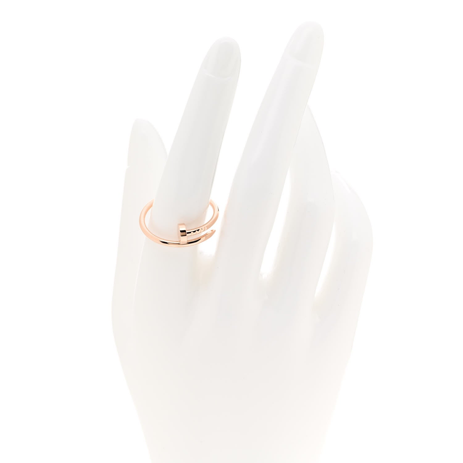 Cartier 18K Pink Gold Small Juste Un Clou Ring 60 9 2 of 4