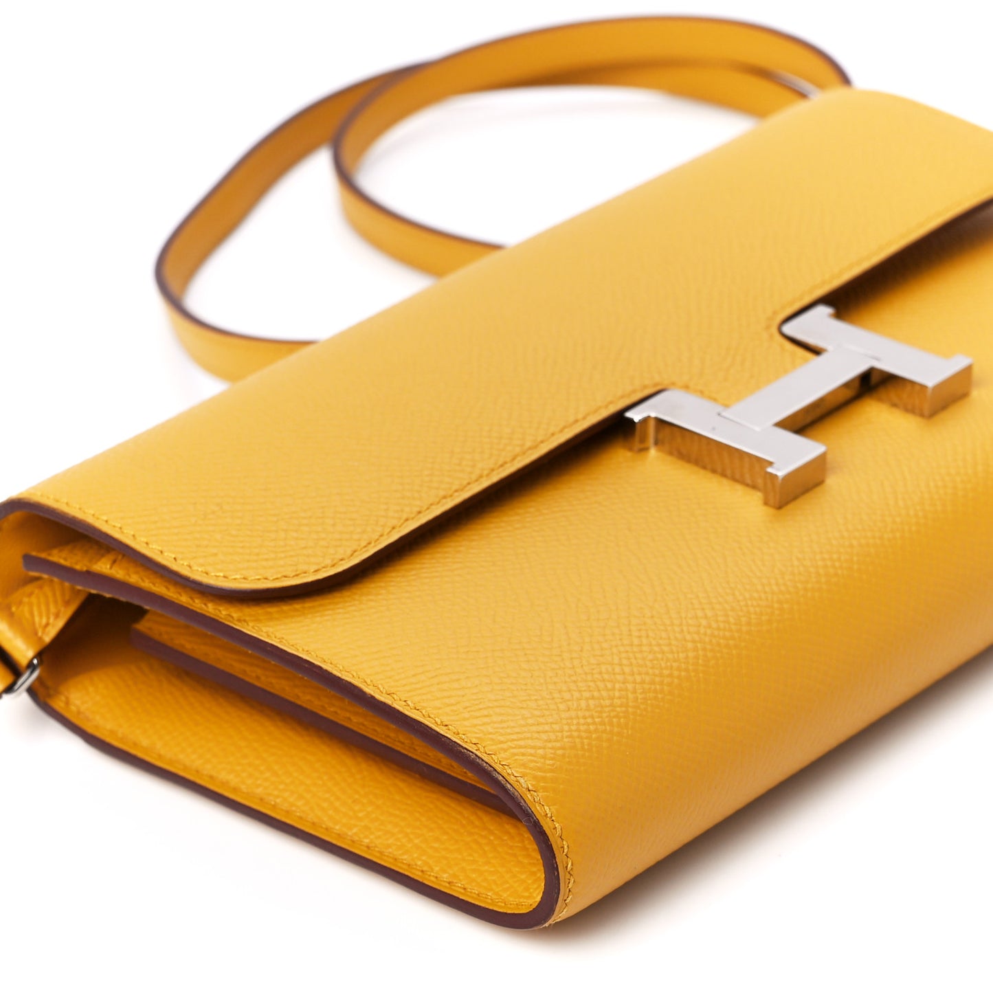 Epsom Constance Long Wallet To Go Jaune Ambre
