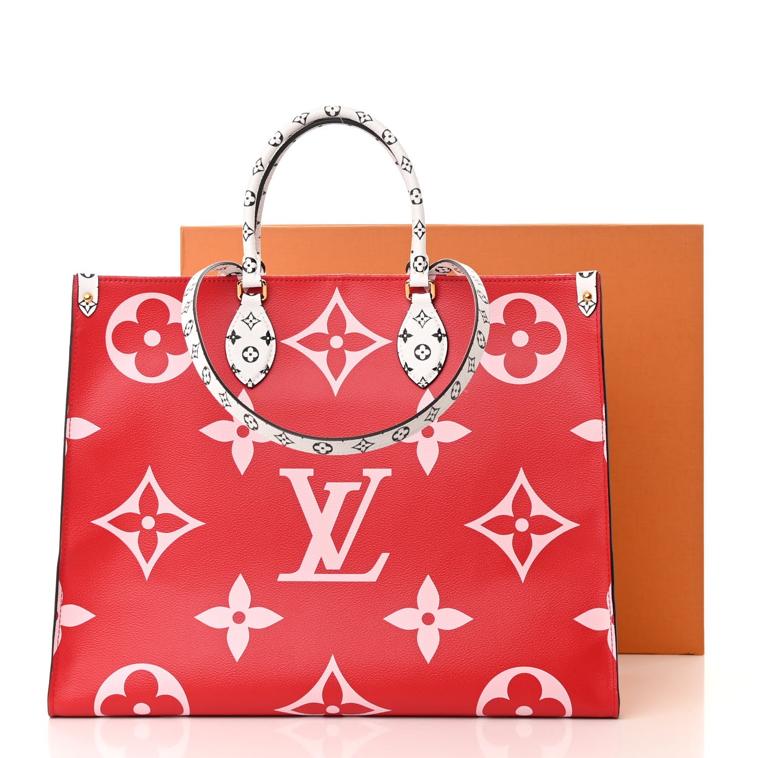 Louis Vuitton Monogram Giant Onthego GM Rouge Rose 13 of 13