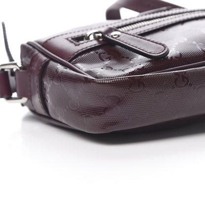 Gucci Imprime Monogram Small Shoulder Bag Bordeaux 9 of 10