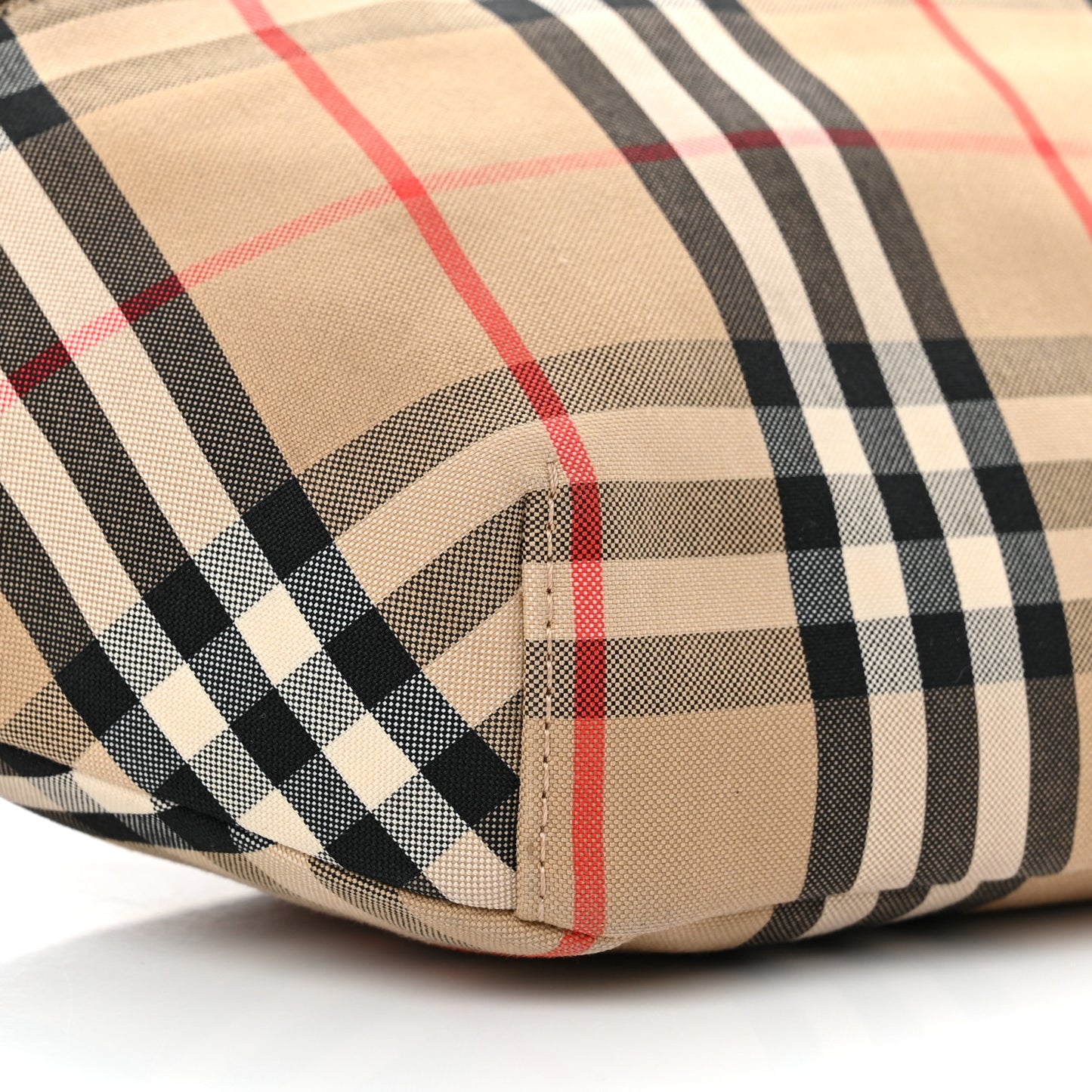 Nylon Vintage Check Medium Sonny Bum Bag Archive Beige Black