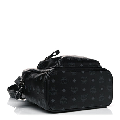 MCM Visetos Studded Small Dual Stark Backpack Black 4 of 13