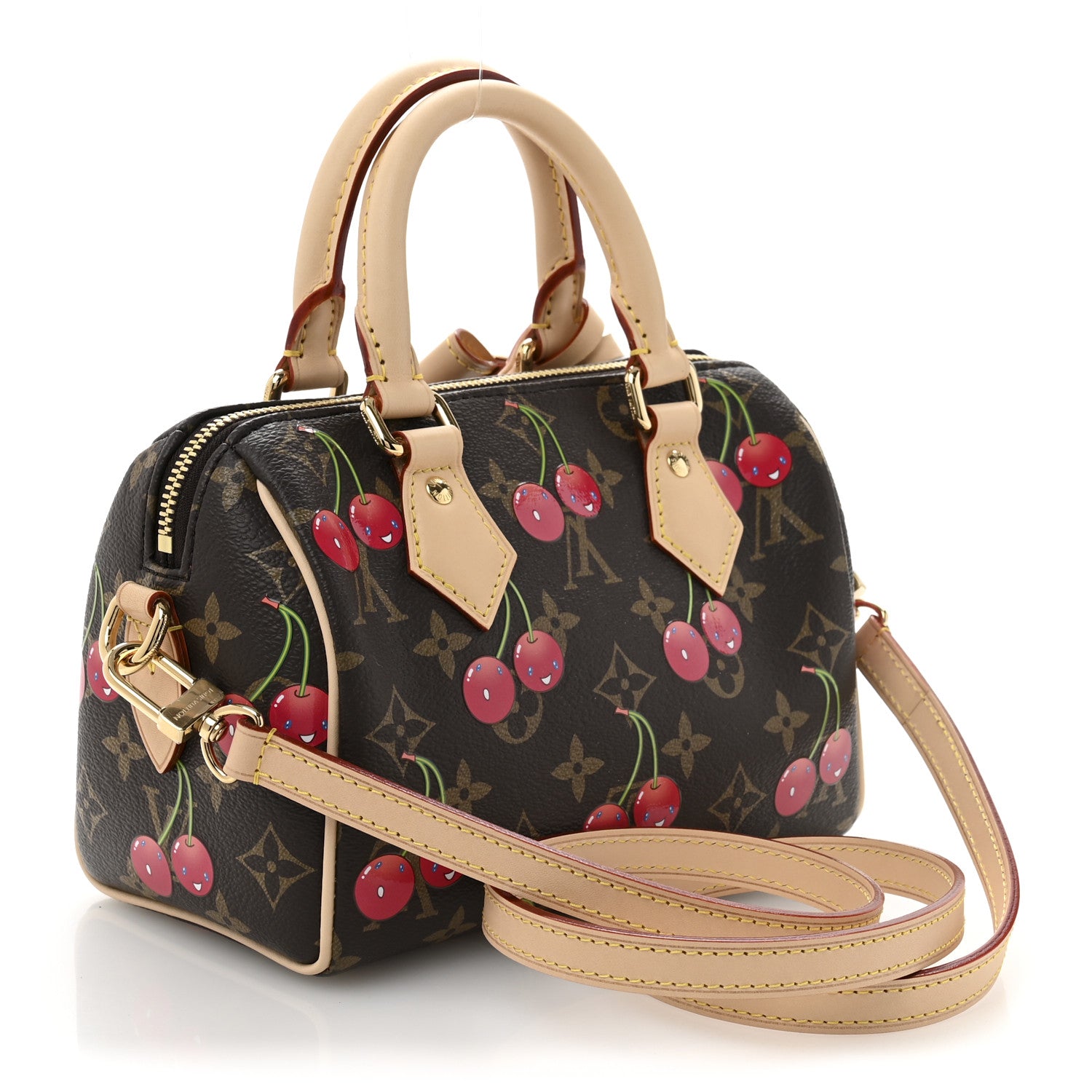 Louis Vuitton LV X TM Monogram Cerises Speedy Bandouliere 20 3 of 10
