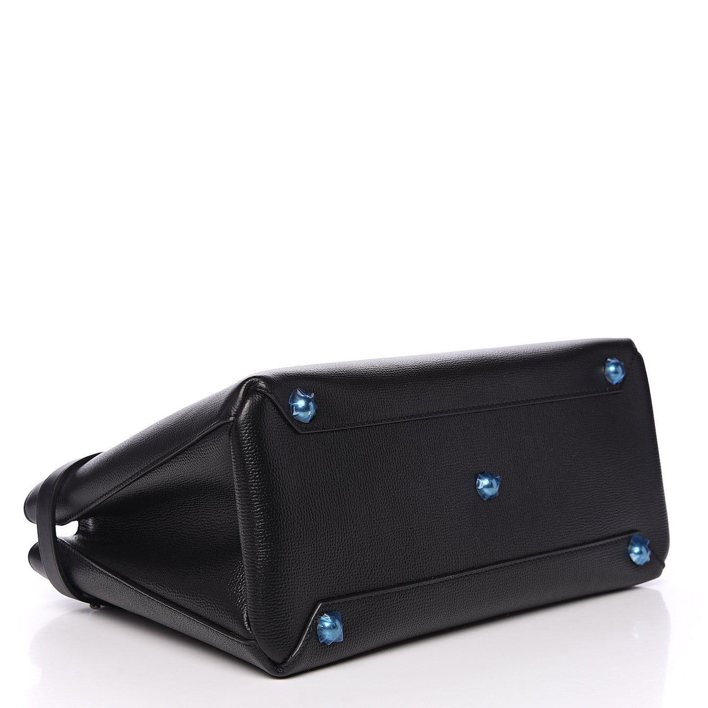 Derby Calfskin House Check Medium Banner Tote Black