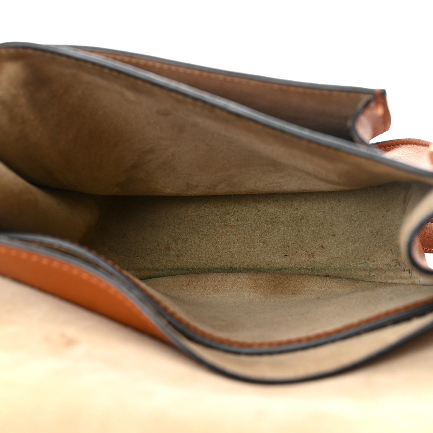 Calfskin Small Hudson Fringe Shoulder Bag Caramel