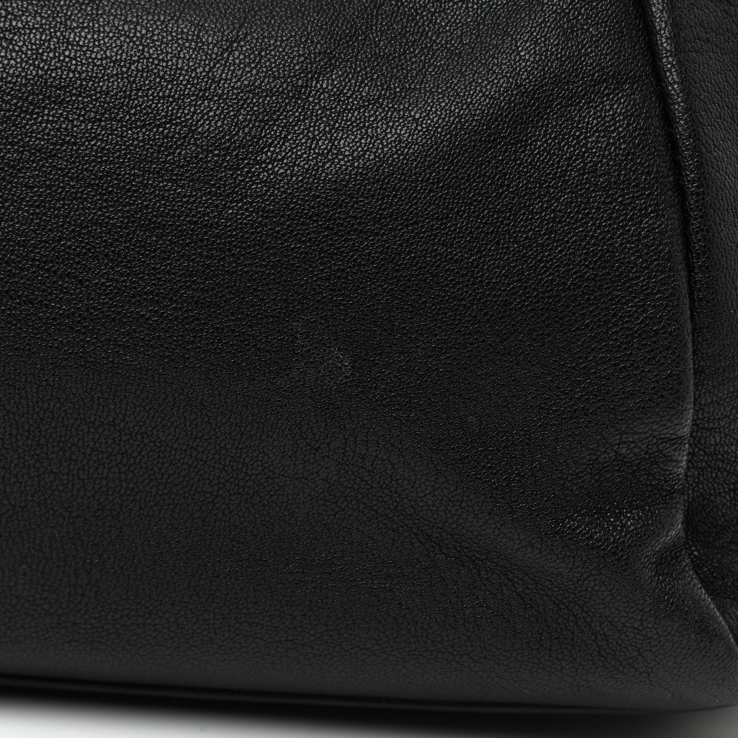 Fendi Goatskin Zucca Medium Peekaboo Iconic Satchel Black Tobacco 11 of 11