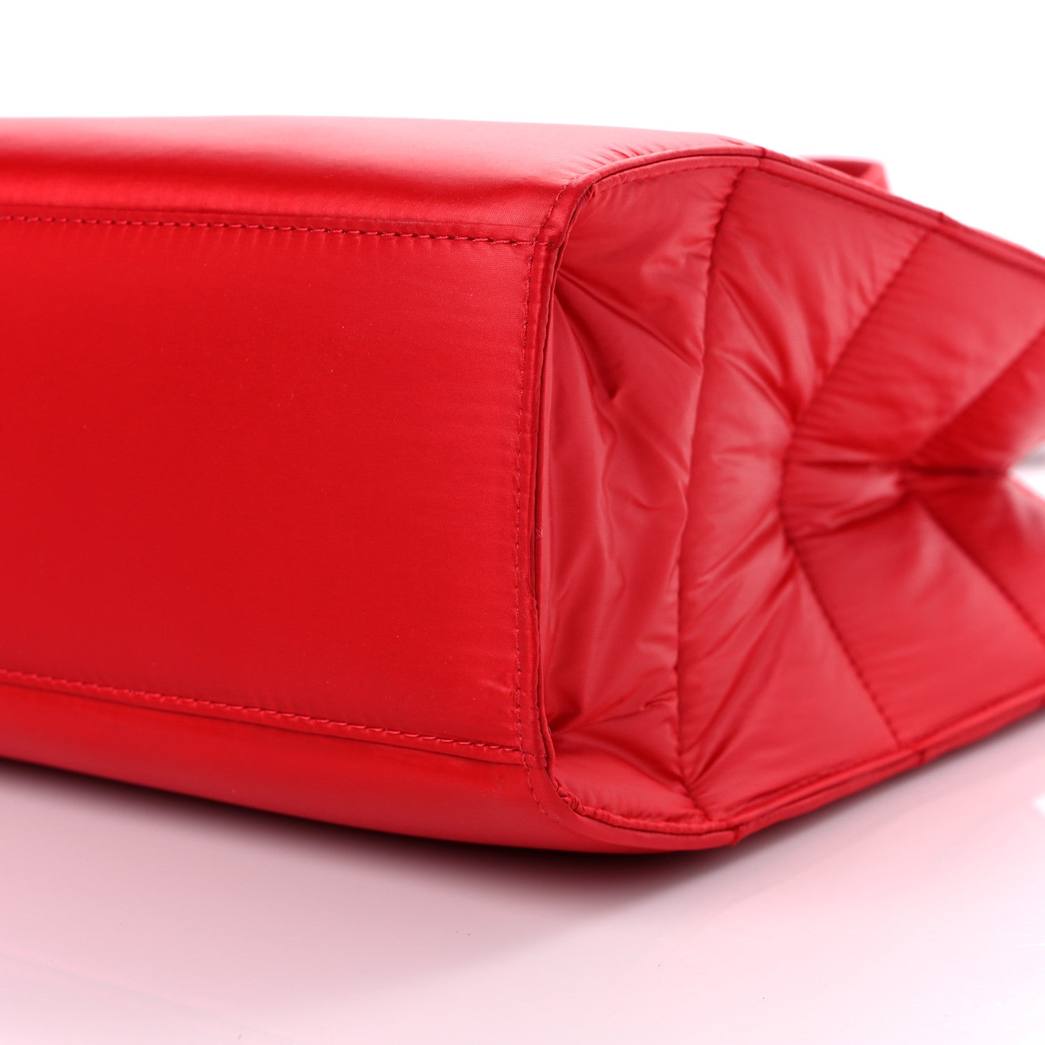Telfar Nylon Medium Puff Shopping Bag Red 7 of 7