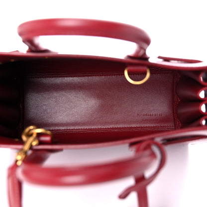 Saint Laurent Calfskin Nano Sac De Jour Dark Pallisandre 5 of 10