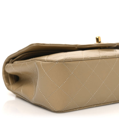 Chanel Lambskin Quilted Small Double Flap Beige 10 of 12