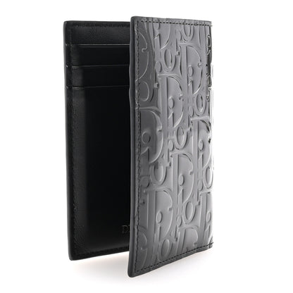 Christian Dior Patent Vertical Card Holder Black 3 of 8