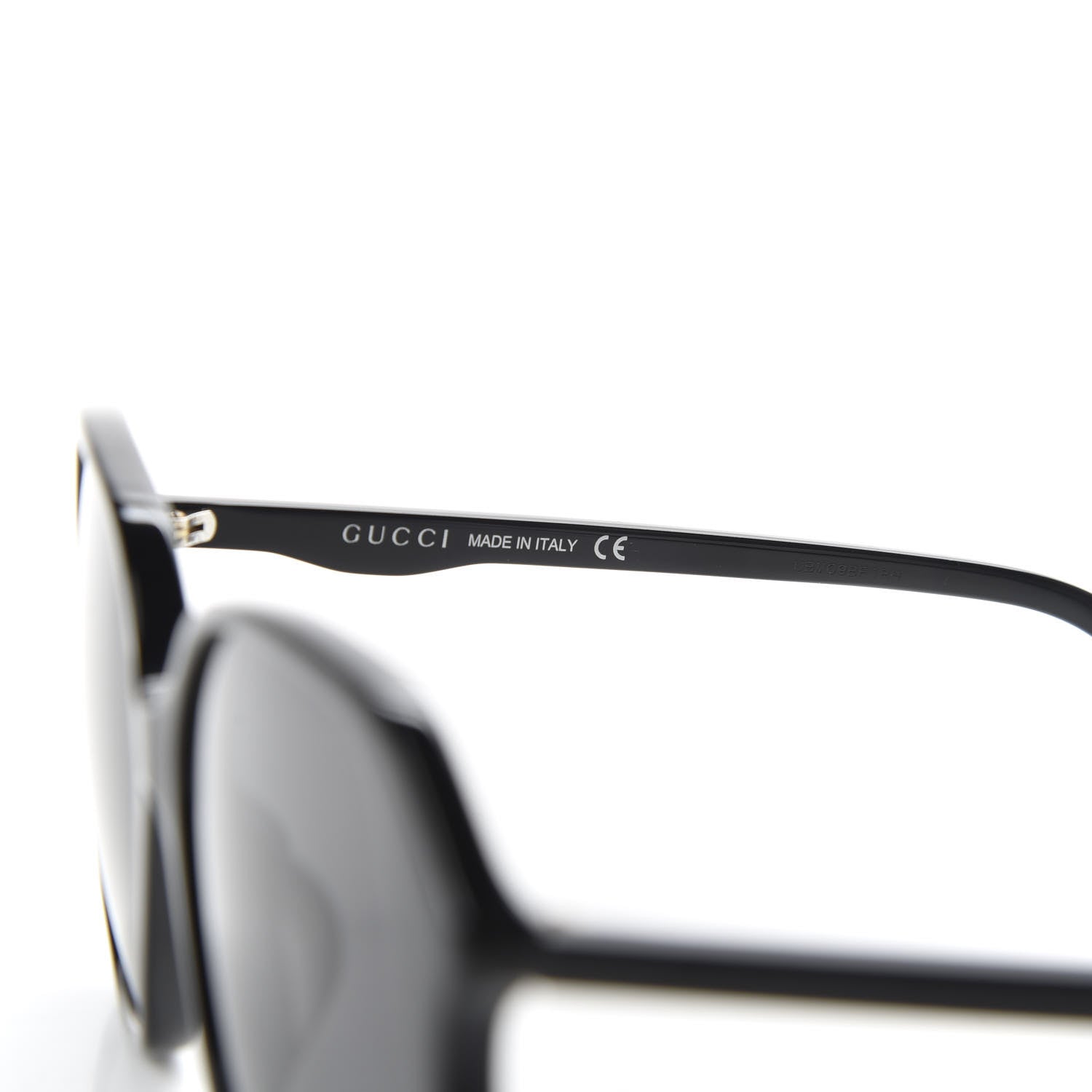 Gucci Acetate Round Sunglasses GG0258SA Black 5 of 8