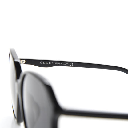 Gucci Acetate Round Sunglasses GG0258SA Black 5 of 8