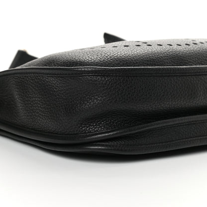 Hermes Taurillon Clemence Evelyne III PM Black 9 of 12