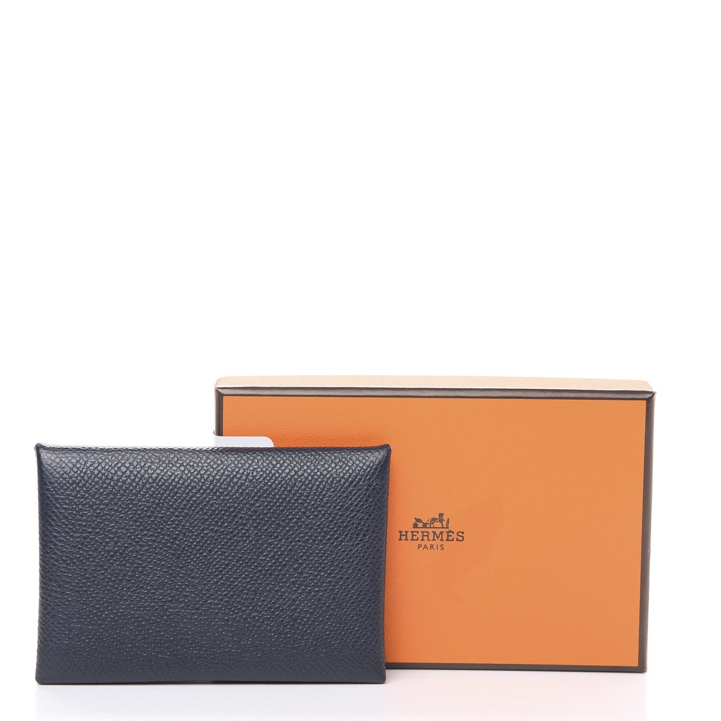 Epsom Calvi Card Case Bleu Nuit