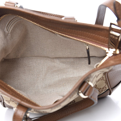 Gucci Monogram Small Bree Tote Beige Tabacco 5 of 10