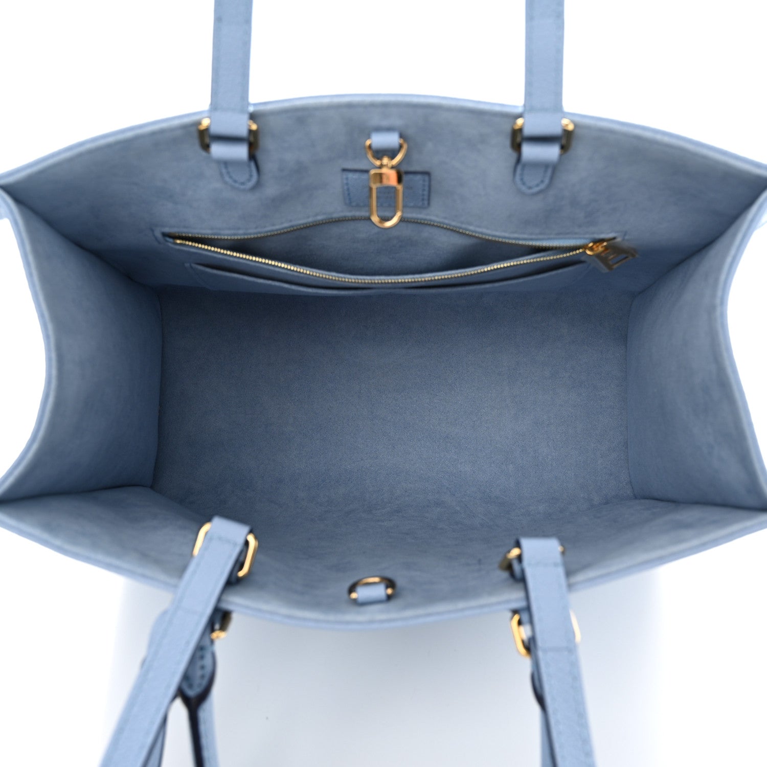 Louis Vuitton Empreinte Monogram Giant By The Pool Onthego MM Summer Blue 6 of 10