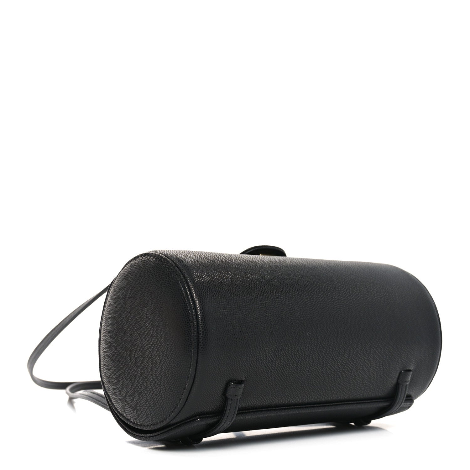 Chanel Shiny Caviar Preppy Coco Small Bowling Bag Black 4 of 11