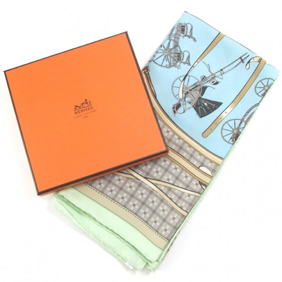 Silk Scarf Nouvelle Voitures Vintage Cars