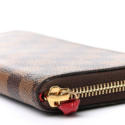 Louis Vuitton Damier Ebene Clemence Wallet Cherry 8 of 8