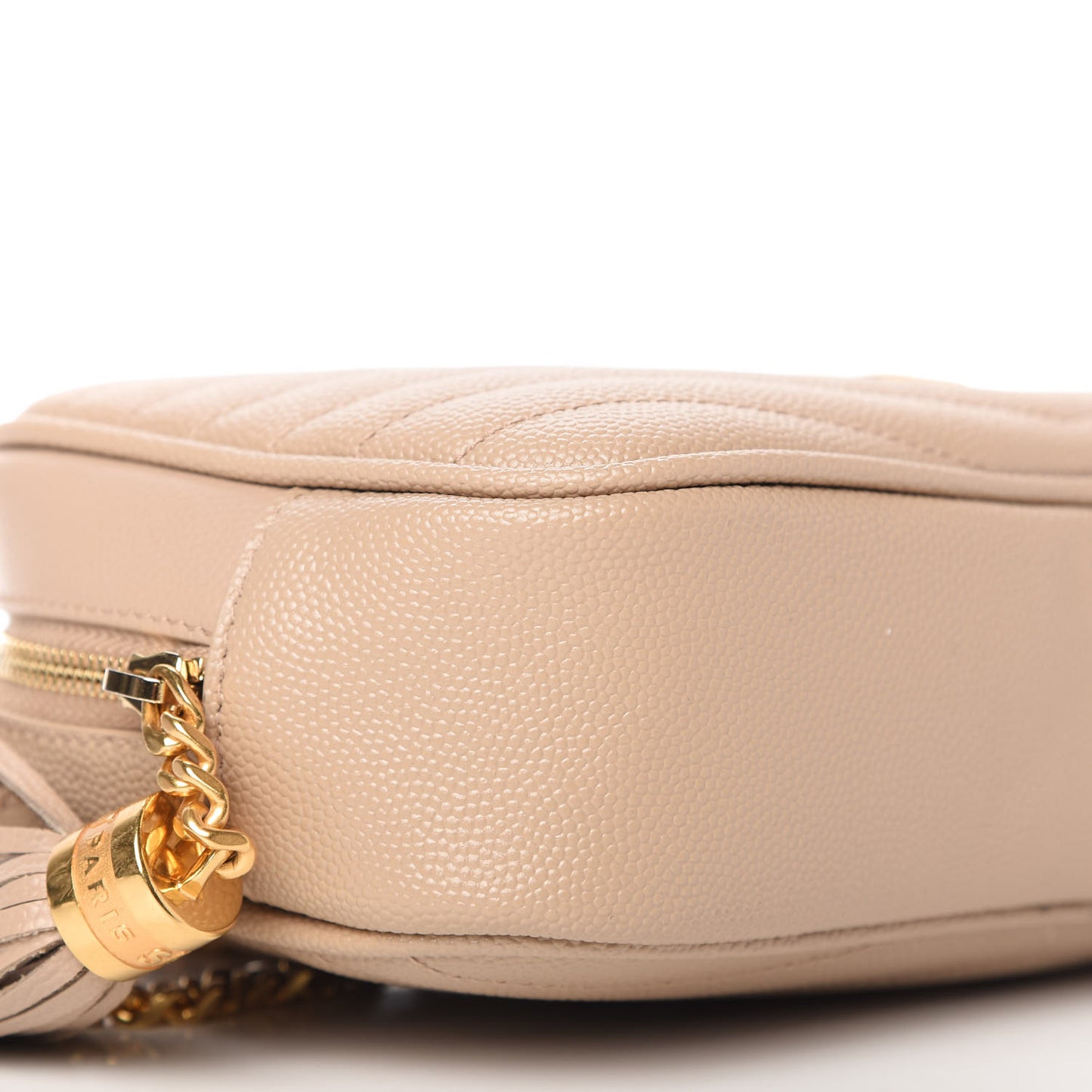 Grain De Poudre Matelasse Monogram Mini Lou Camera Bag Dark Latte