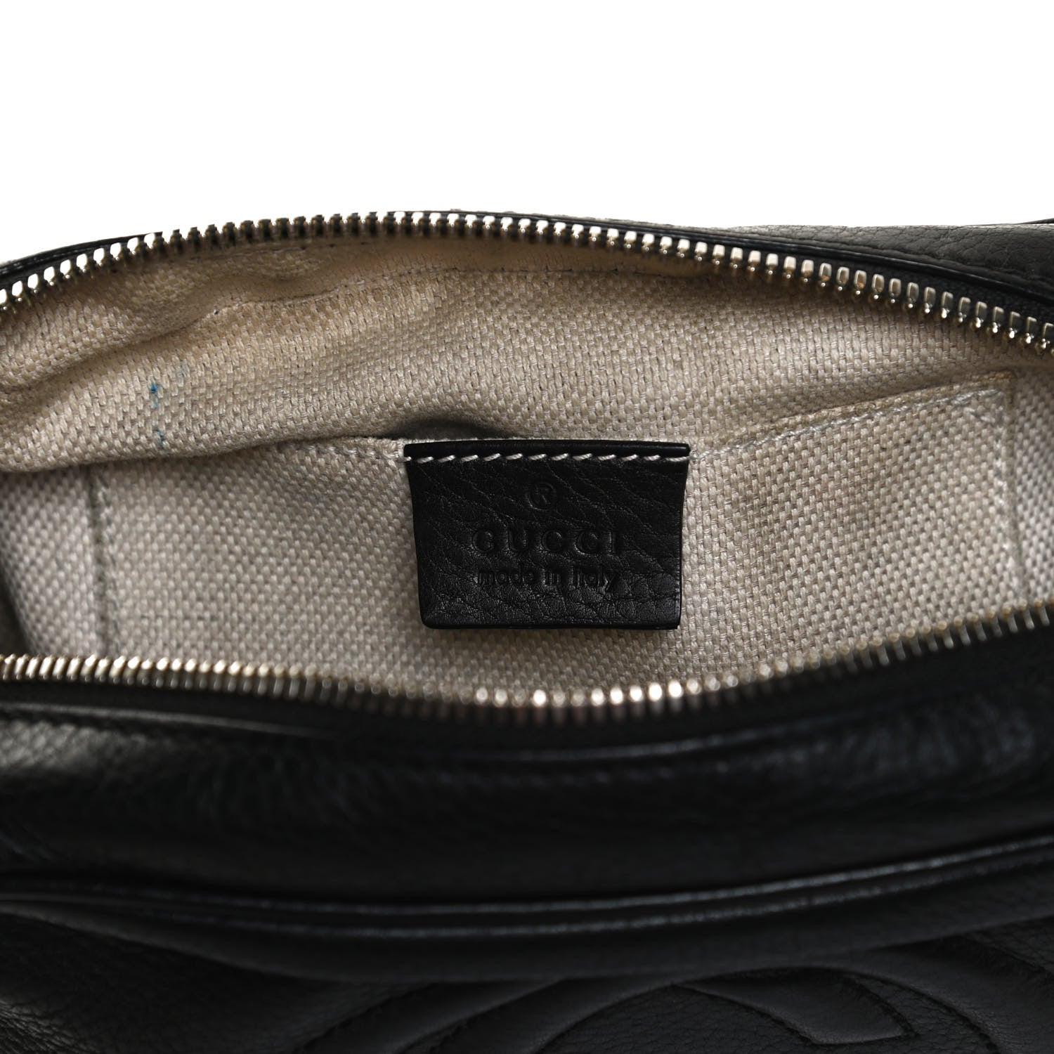 Gucci Pebbled Calfskin Small Soho Disco Bag Black 6 of 14