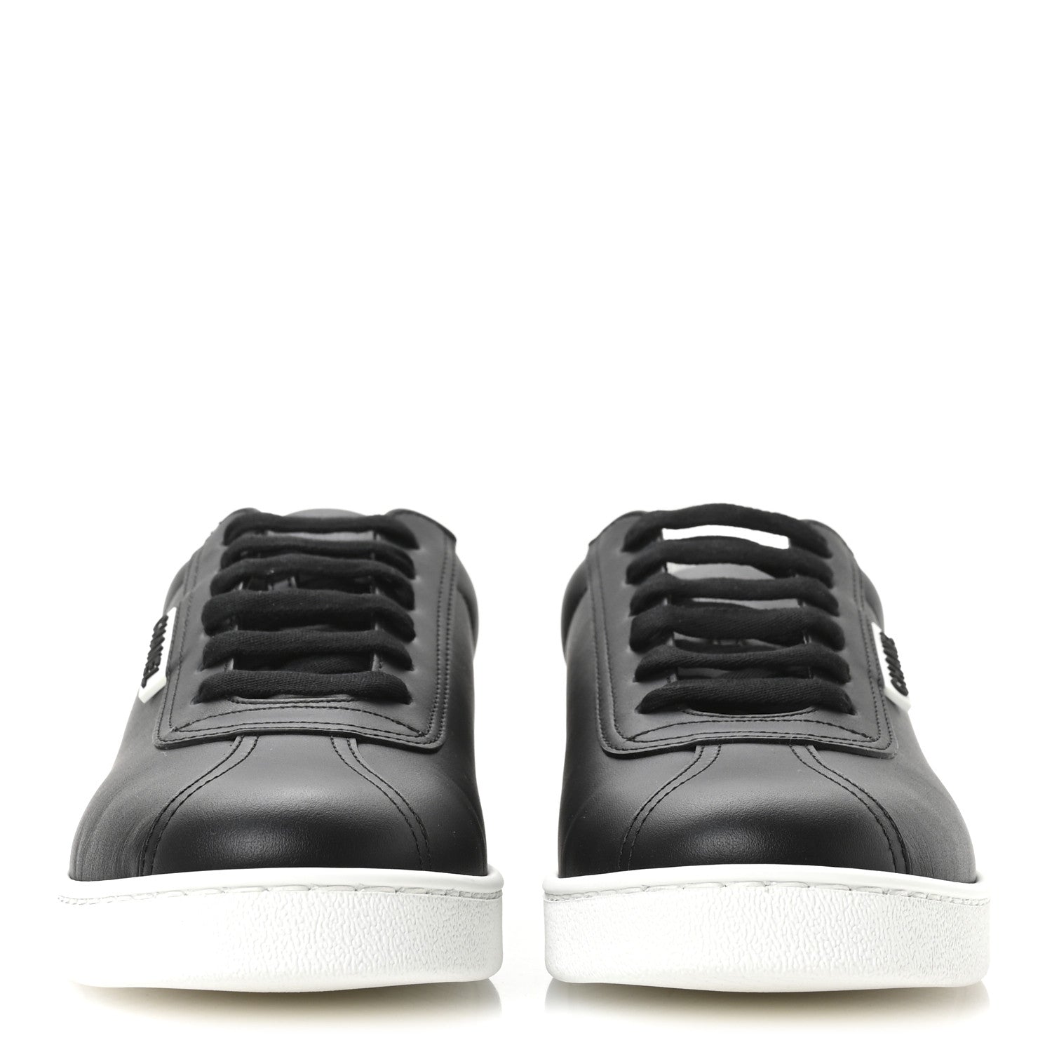 Chanel Calfskin CC Uniform Womens Sneakers 40 Black 3 of 8