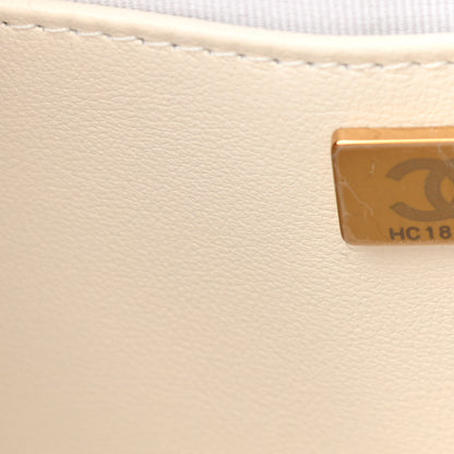 Chanel Calfskin Quilted Small Camera Case White 7 of 10