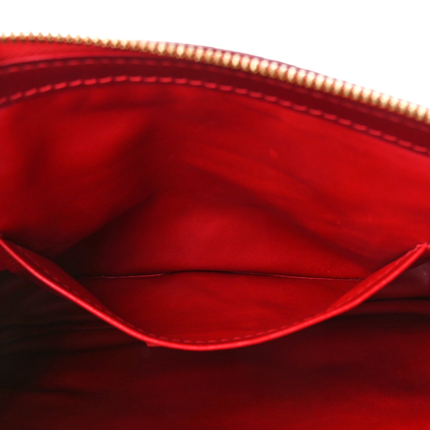 Monogram Velours Alligator Gracie MM Rouge