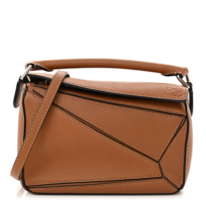 Loewe Calfskin Mini Puzzle Bag Tan 1 of 11