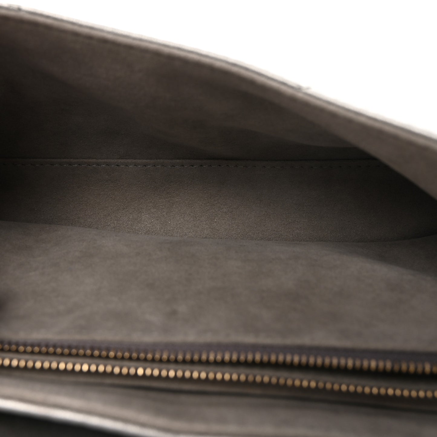 Metallic Calfskin New Wave Chain Bag MM NM Silver