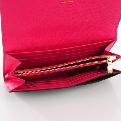 Louis Vuitton Monogram 2015 Christmas Animation Sarah Wallet Hibiscus 7 of 7