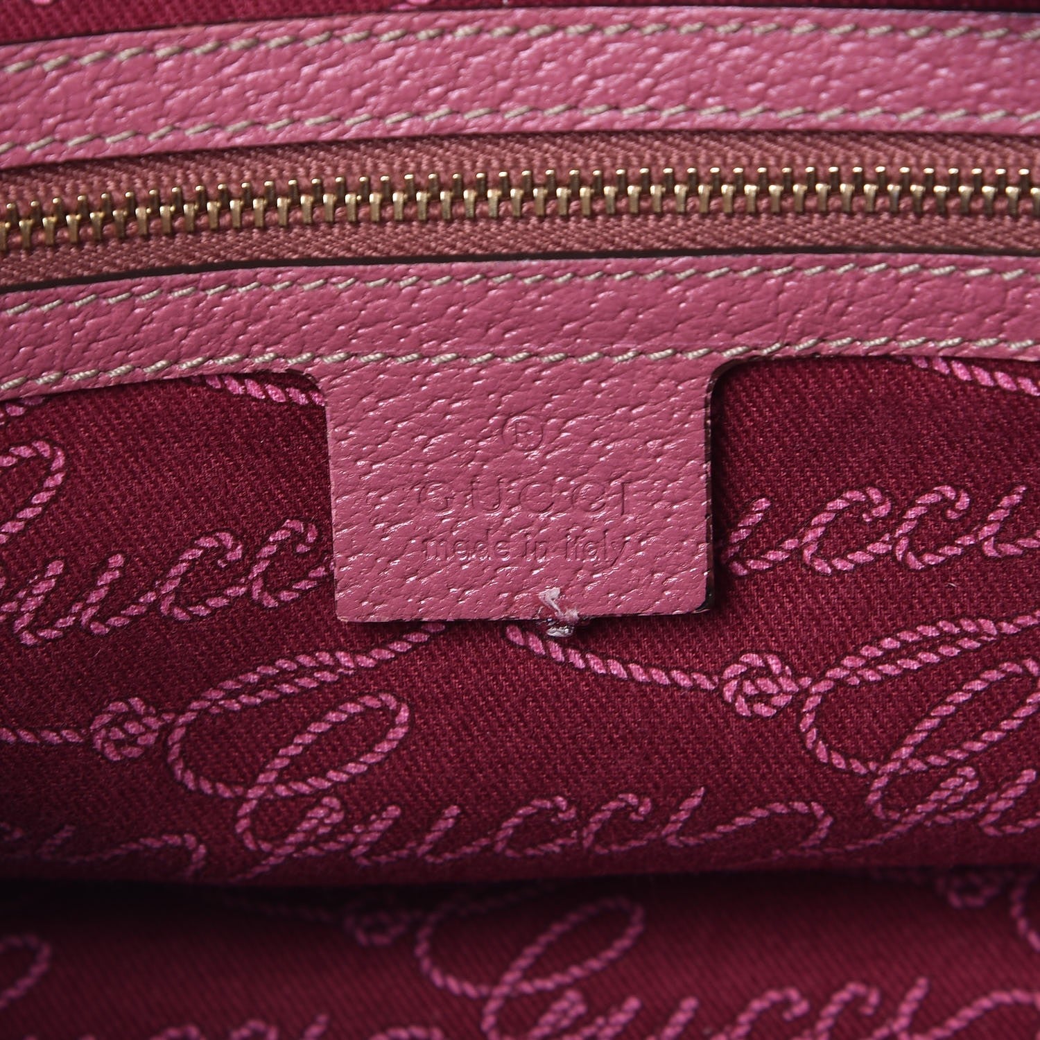 Gucci Monogram Small Charmy Boston Pink 10 of 16