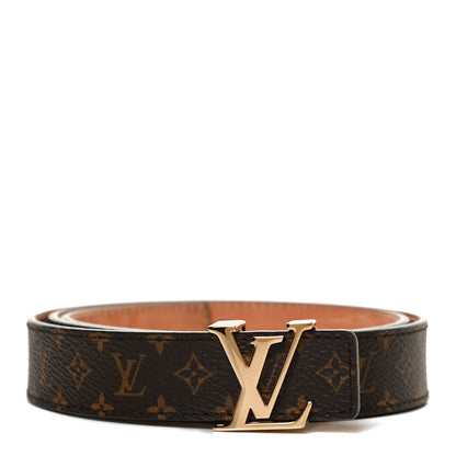 Louis Vuitton Monogram 25mm LV Initiales Belt 85 34 1 of 7