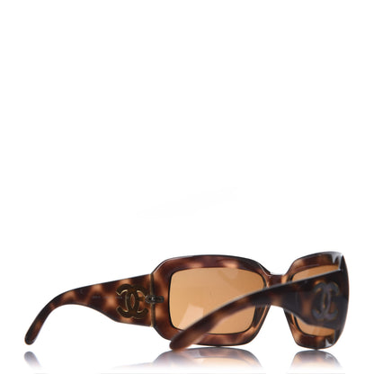 Chanel Mother of Pearl CC Sunglasses 5076-H Brown 4 of 8