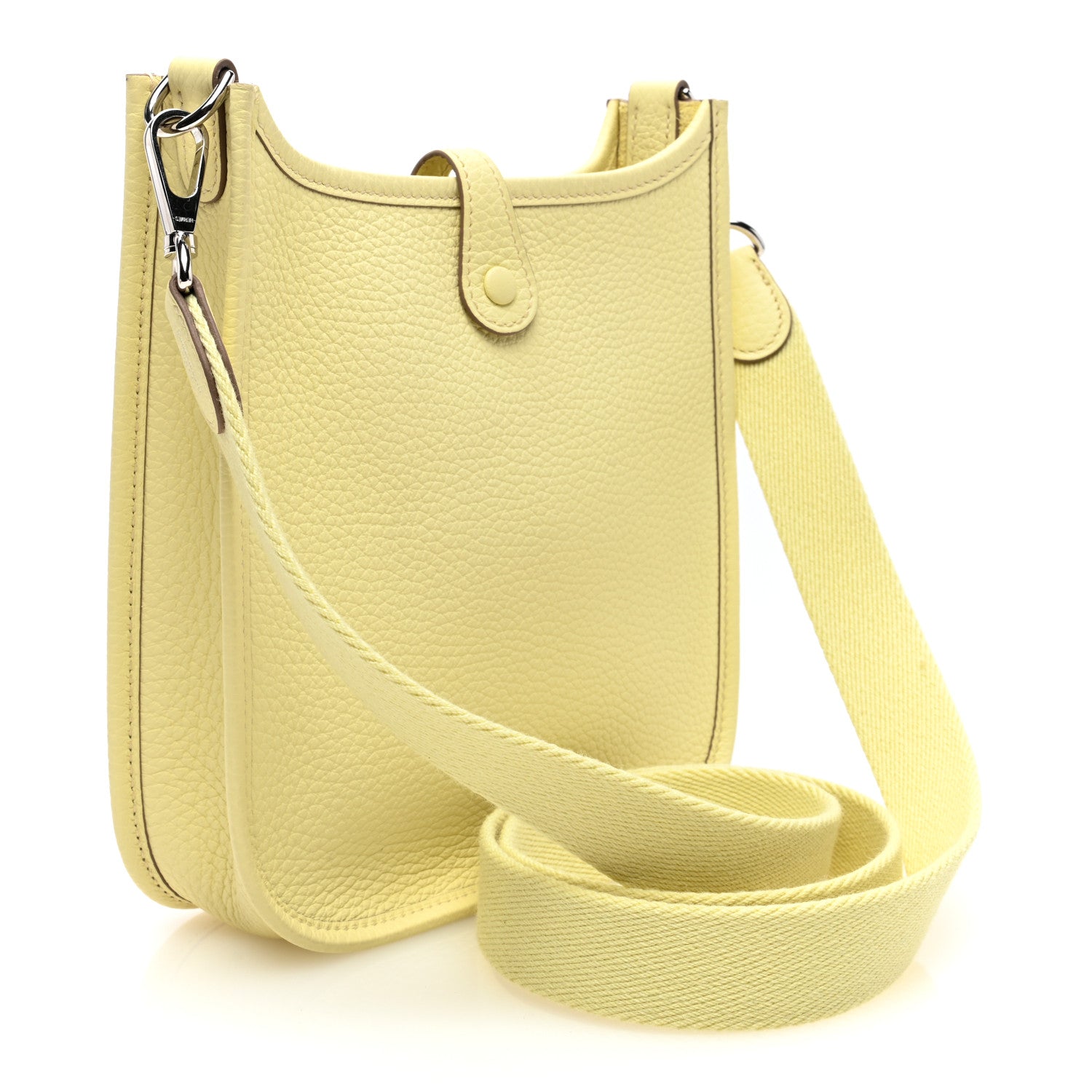 Hermes Taurillon Clemence Evelyne TPM Jaune Milton 5 of 17