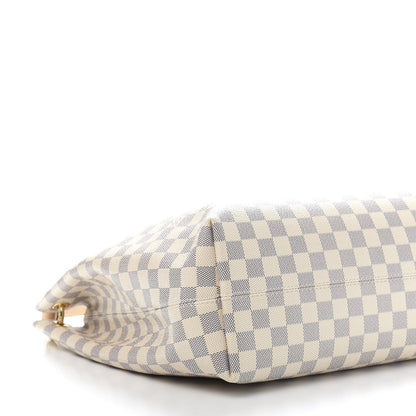 Louis Vuitton Damier Azur Graceful MM Rose Ballerine 8 of 12