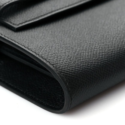 Hermes Epsom Kelly Wallet To Go Black 8 of 9
