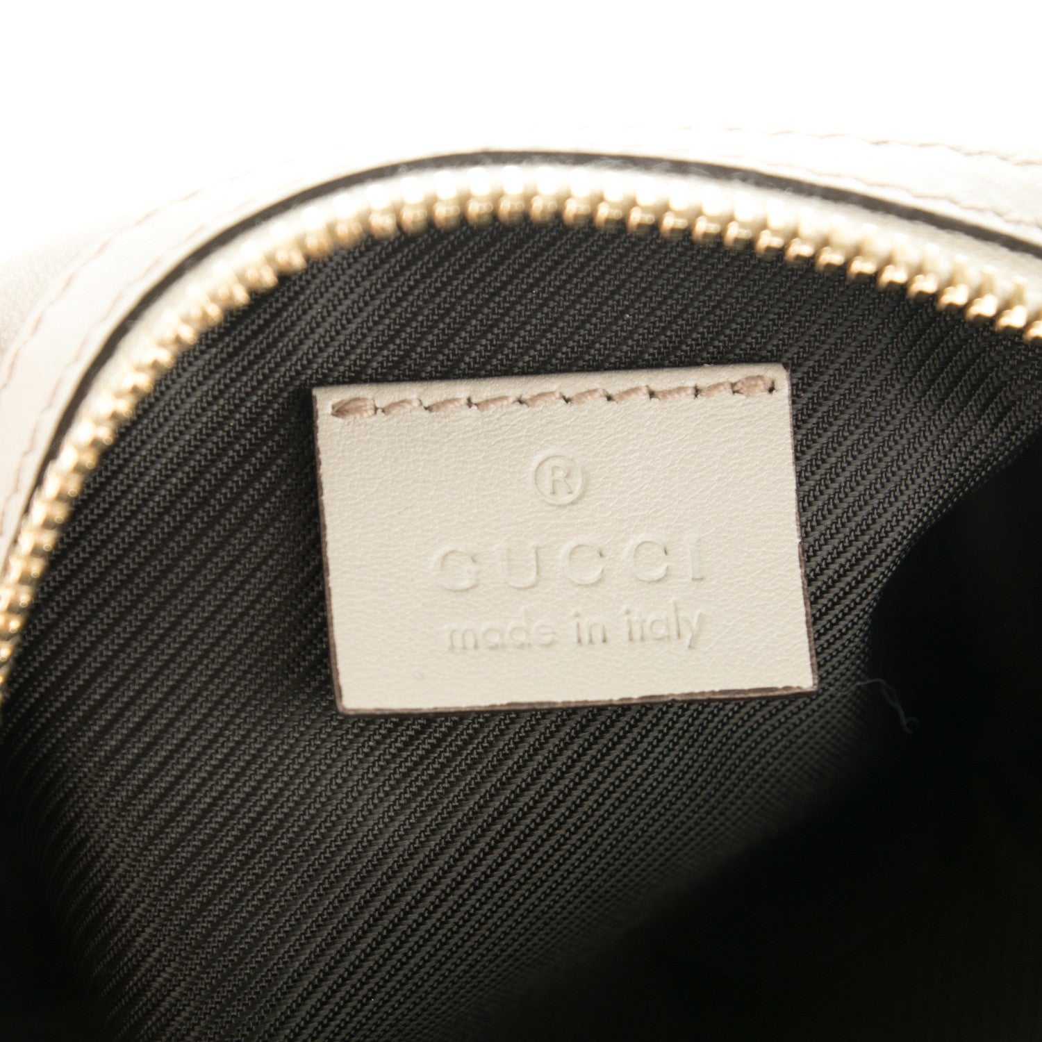 Gucci Guccissima Small Cosmetic Pouch Off White 6 of 7