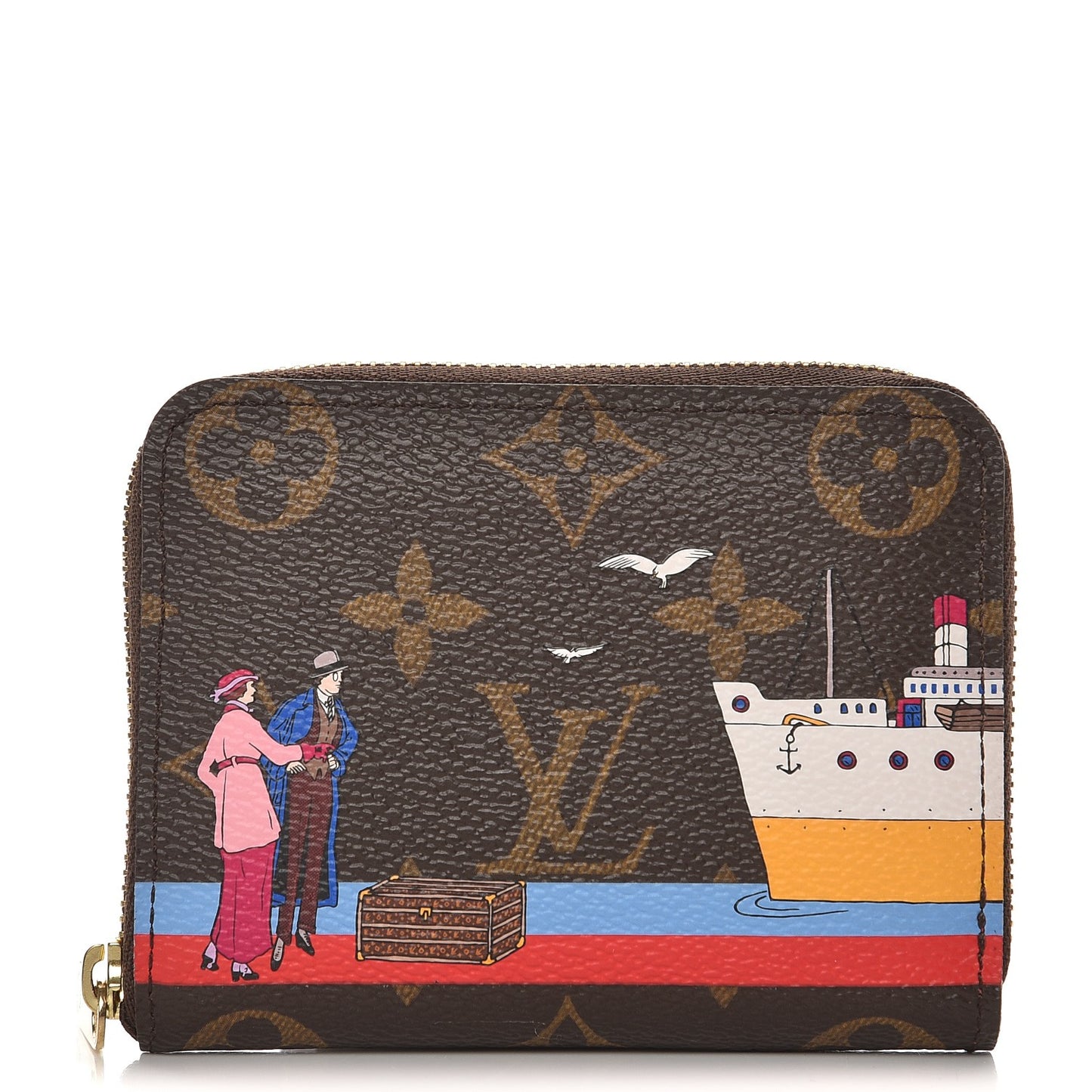 Monogram 2016 Christmas Animation Zippy Coin Purse