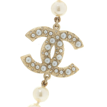Chanel Graduated Pearl CC Short Necklace Gold 3 of 6