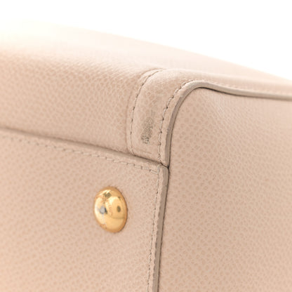 Salvatore Ferragamo Hammered Calfskin Vara Bow Chain Tote Macadamia 15 of 16