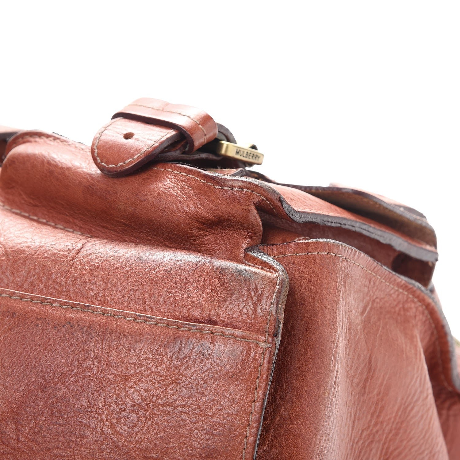Mulberry Calfskin Roxanne Satchel Rust 40 of 40